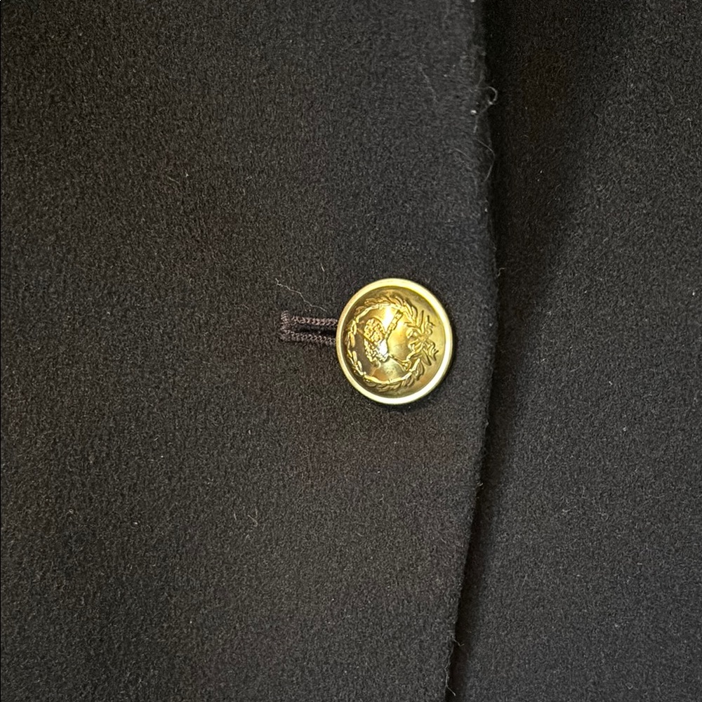 J Crew Collection Women's Navy Single-Button Cashmere Blazer - Picture 3 of 6